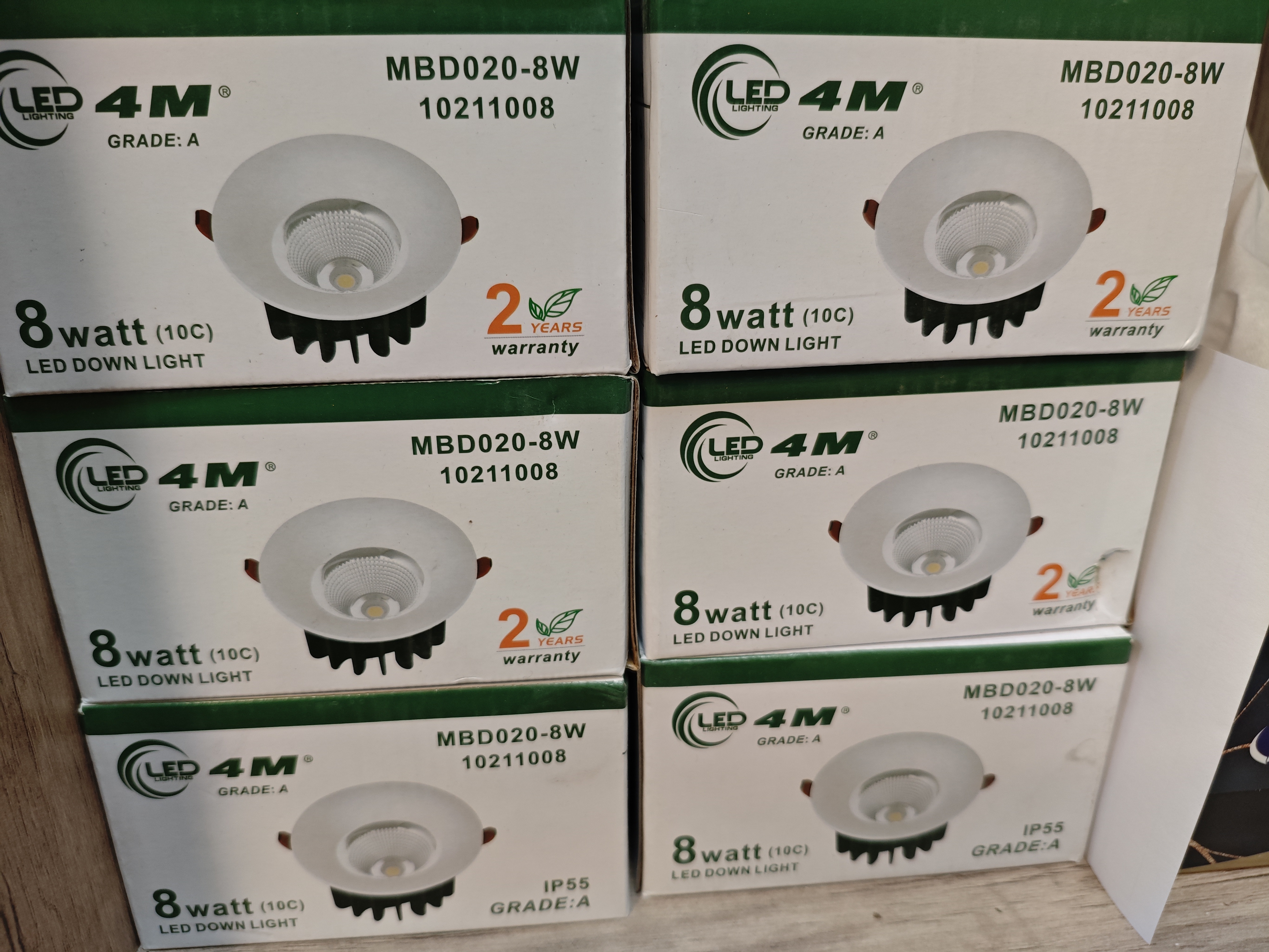 پنل هالوژن توکار COB برند 4M هشت وات نور نچرال