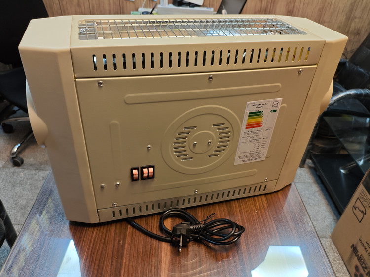 بخاری برقی ۴ شعله فن دار ایران زمین مدل IZ-2800
