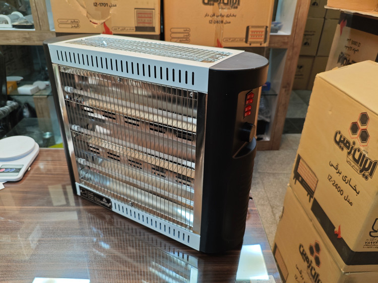 بخاری برقی ۴ شعله ایران زمین مدل IZ-2408