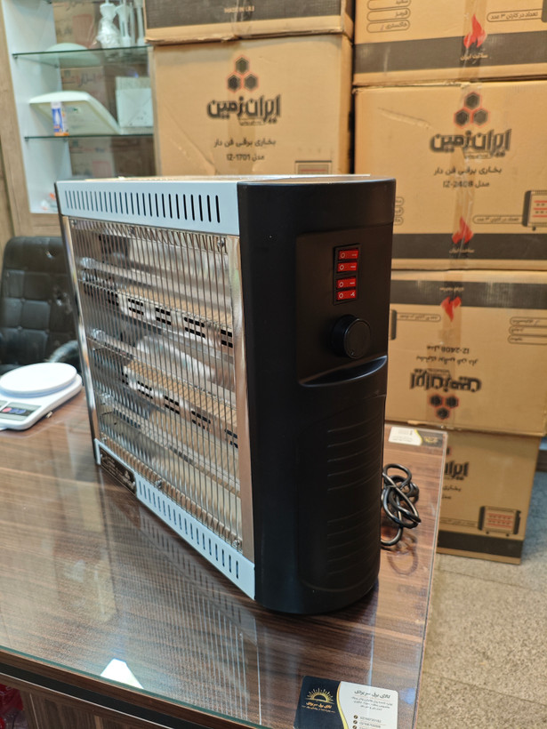 بخاری برقی ۴ شعله ایران زمین مدل IZ-2408