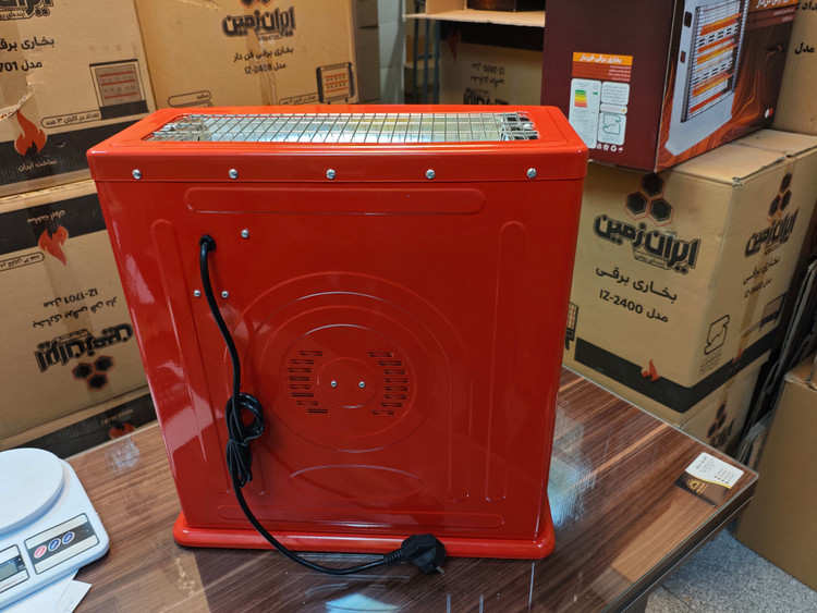 بخاری برقی ۵ شعله ایران زمین مدل IZ-1701